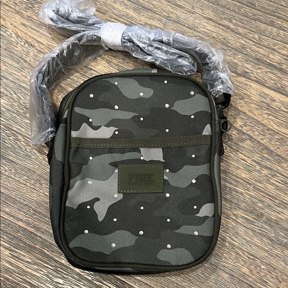 PINK Victoria's Secret Green Camo Women’s Messenger Bag